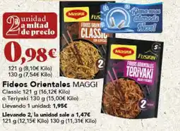 Gadis Fideos Orientales MAGGI oferta