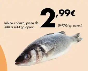 Supermercados Lupa Lubina crianza, pieza de 300 a 400 gr. aprox. oferta