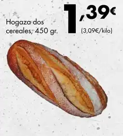 Supermercados Lupa Hogaza dos cereales, 450 gr. oferta