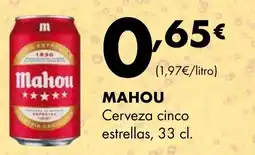 Supermercados Lupa MAHOU oferta