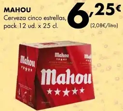 Supermercados Lupa MAHOU oferta
