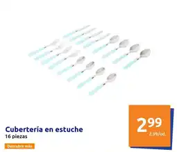 Action Cubertería en estuche oferta