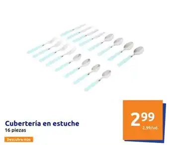 Action Cubertería en estuche oferta