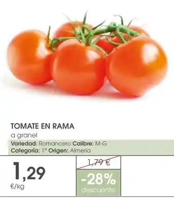 Supermercados Plaza TOMATE EN RAMA oferta