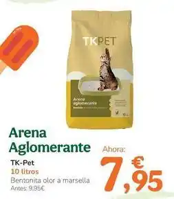 TiendAnimal Tk-pet - arena aglomerante oferta