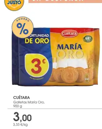 Supermercados Plaza CUÉTARA oferta