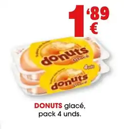 TOP Cash & Carry DONUTS glacé, pack 4 unds. oferta