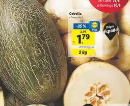 Lidl Cebolla oferta
