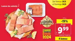Lidl Lomos de salmón oferta