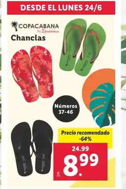 Lidl Chanclas oferta