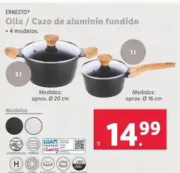 Lidl ERNESTO® Olla / Cazo de aluminio fundido oferta