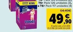 Carrefour Dodot - pañales activity box xxl oferta