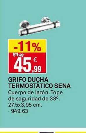 Bricoking Grifo Ducha Termostático Sena oferta