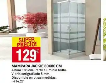 Mampara Jakie 80x80 Cm