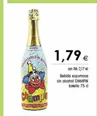 Cash Ifa Bebida Espumosa Sin Alcohol Champin oferta