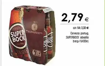 Cash Ifa Cerveza Portug. Superbock Abadia 6x33cl oferta
