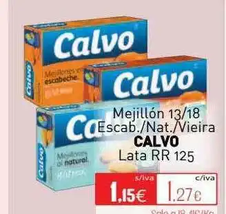 Cuevas Cash Mejillón 13 18 Escab. Nat. Vieira Calvo oferta