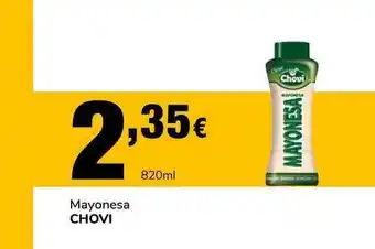 Supeco Mayonesa Chovi 820ml oferta