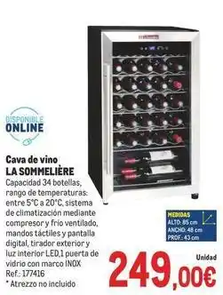 Makro La sommeliere - cava de vino oferta
