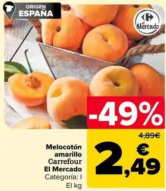 Carrefour Carrefour - el mercado melocotón amarillo oferta