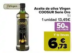 Carrefour Coosur - aceite de oliva virgen serie oro oferta