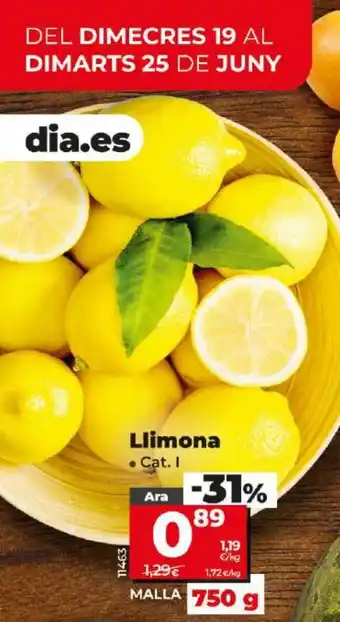 Dia Llimona oferta