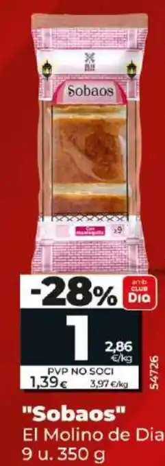 Dia "Sobaos" oferta