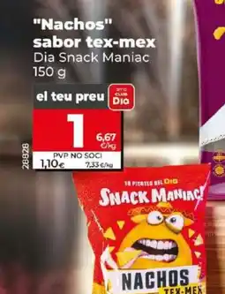 Dia "Nachos" sabor tex-mex oferta