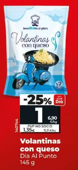 Maxi Dia Volantinas con queso oferta