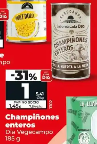 Maxi Dia Champiñones enteros oferta