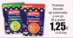 FROIZ Picatostes Recondo ajo tradicionales o con ajo 80 g unidad oferta