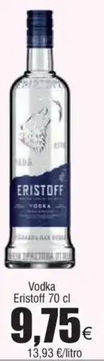 FROIZ Vodka Eristoff 70 cl oferta