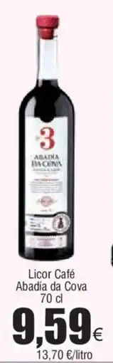 FROIZ Licor Café Abadía da Cova 70 cl oferta