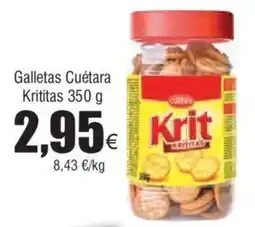 FROIZ Galletas Cuétara Krititas 350 g oferta