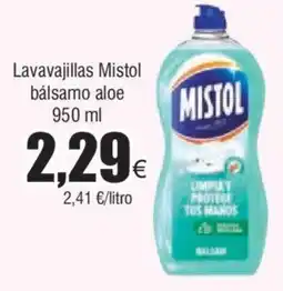 FROIZ Lavavajillas Mistol bálsamo aloe 950 ml oferta