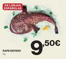 Hipercor RAPE ENTERO oferta