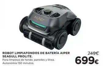 Hipercor Robot limpiafondos oferta
