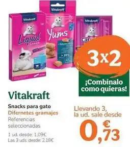 TiendAnimal Vitakraft - snack para gato oferta