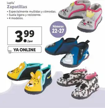 Lidl Zapatillas niño lupilu oferta