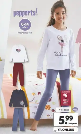 Lidl Conjunto niña pepperts oferta