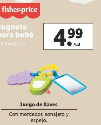 Lidl Juguetes bebé fisher-price oferta