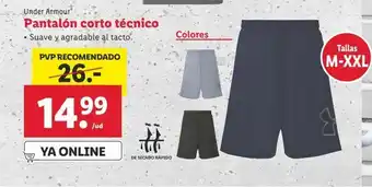 Lidl Pantalones under armour oferta