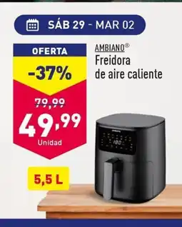 ALDI AMBIANOⓇ Freidora de aire caliente oferta