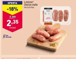 ALDI EL MERCADO Chorizo criollo oferta