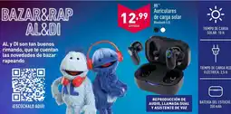 ALDI Auriculares de carga solar oferta