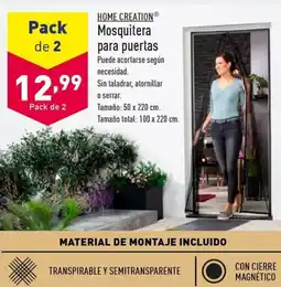 ALDI HOME CREATIONⓇ Mosquitera para puertas oferta