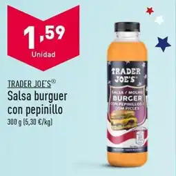 ALDI TRADER JOE'S® Salsa burguer con pepinillo oferta