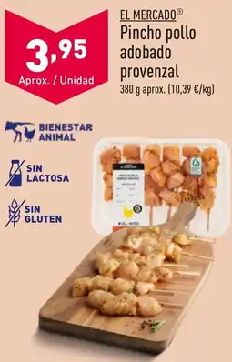 ALDI EL MERCADOⓇ Pincho pollo adobado provenzal oferta