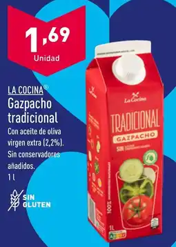ALDI LA COCINA Gazpacho tradicional oferta
