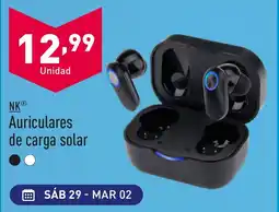 ALDI ΝK Auriculares de carga solar oferta